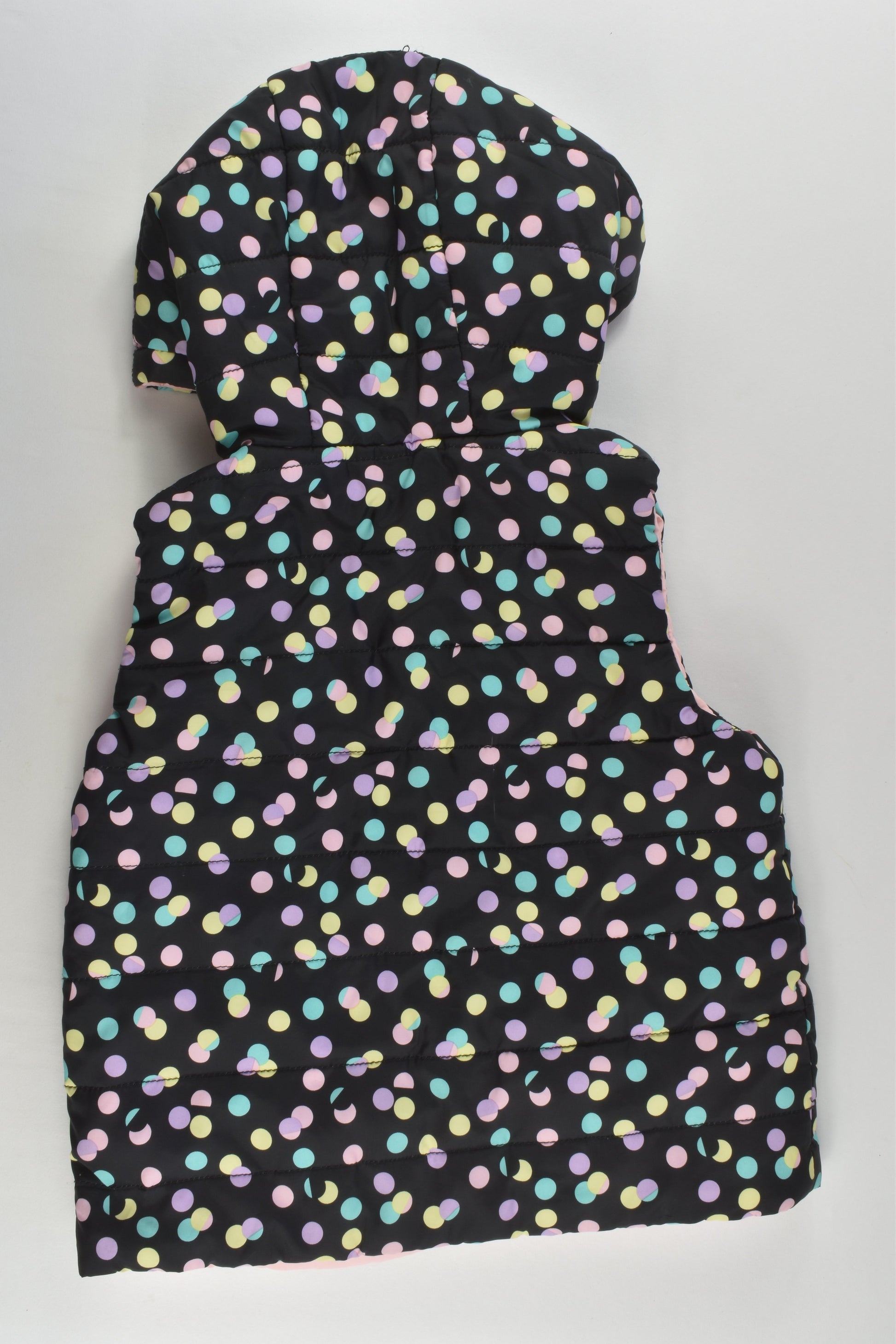 Max Size 2-3 Reversible Hooded Puffer Vest