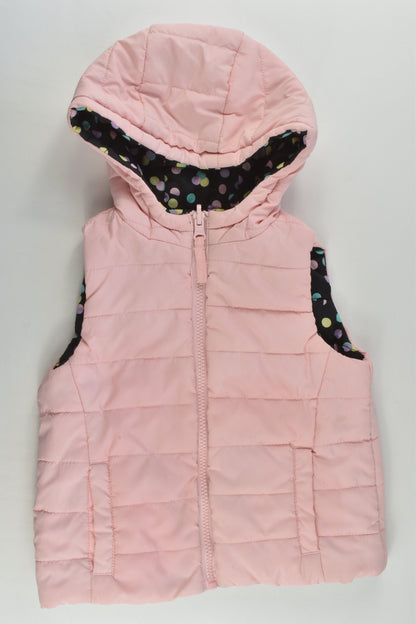 Max Size 2-3 Reversible Hooded Puffer Vest