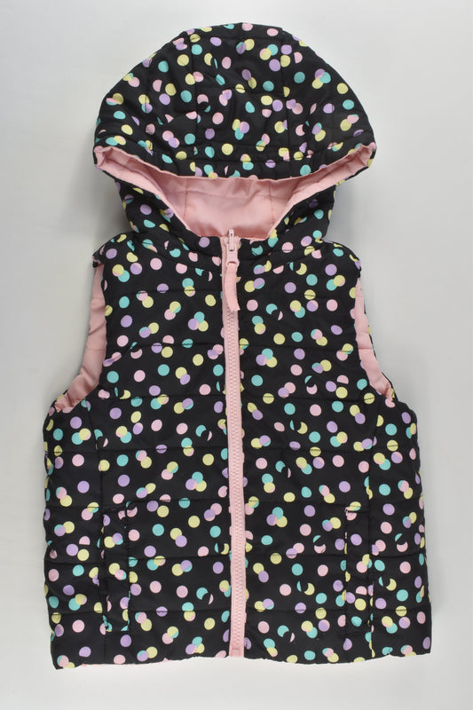 Max Size 2-3 Reversible Hooded Puffer Vest