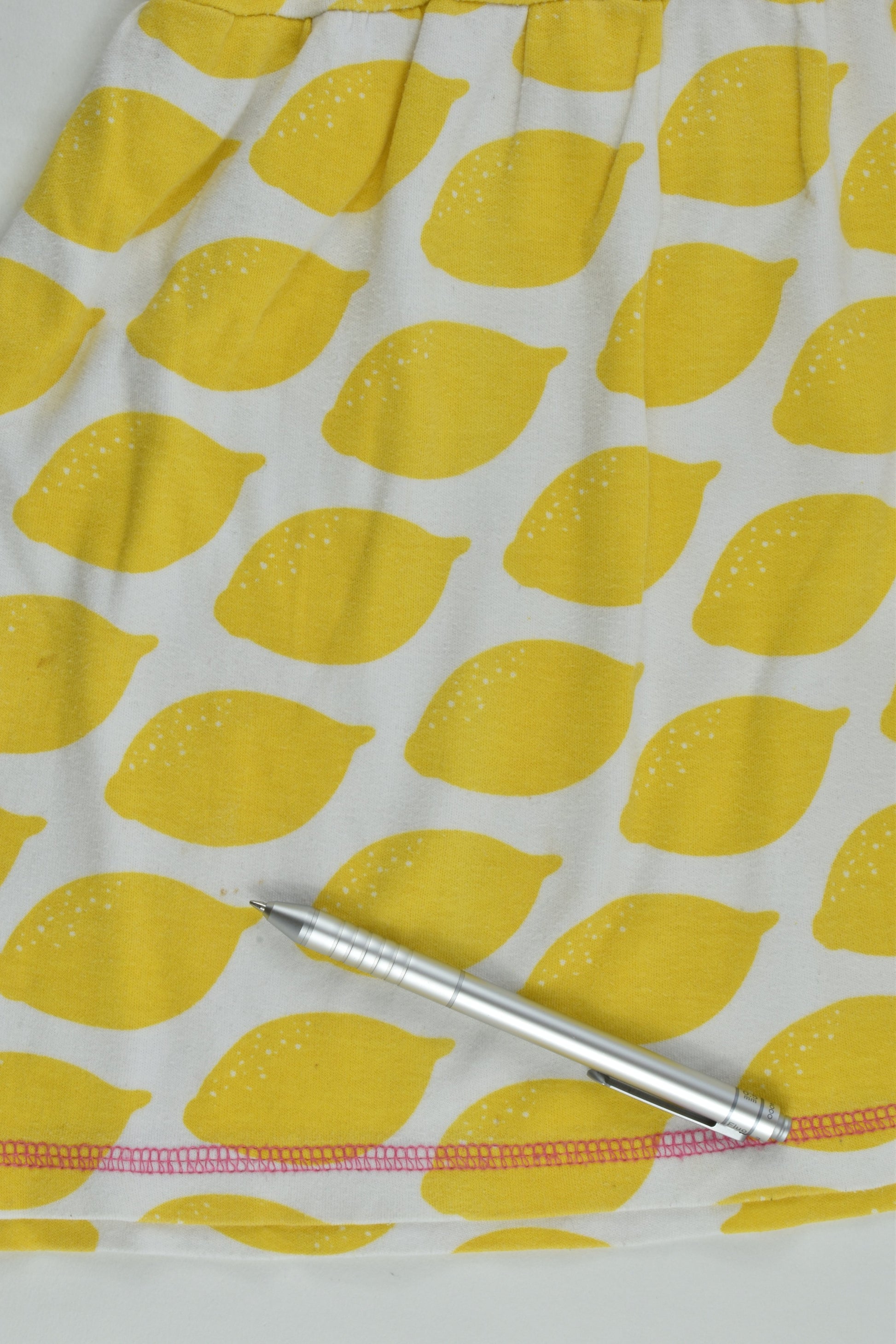 Maxomorra Size 1/2 (86/92 cm) Lemon Dress