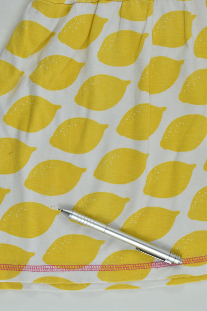 Maxomorra Size 1/2 (86/92 cm) Lemon Dress