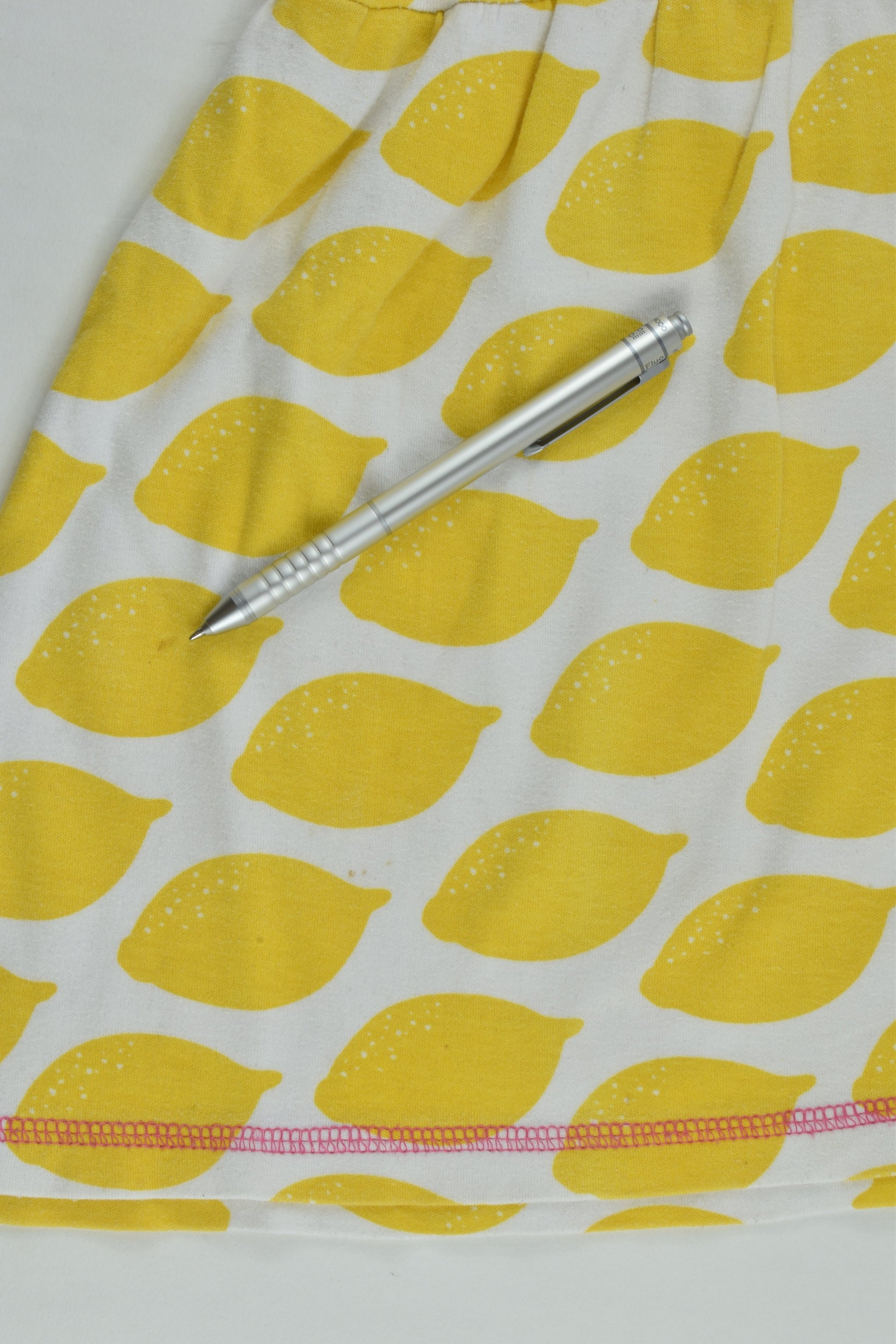 Maxomorra Size 1/2 (86/92 cm) Lemon Dress