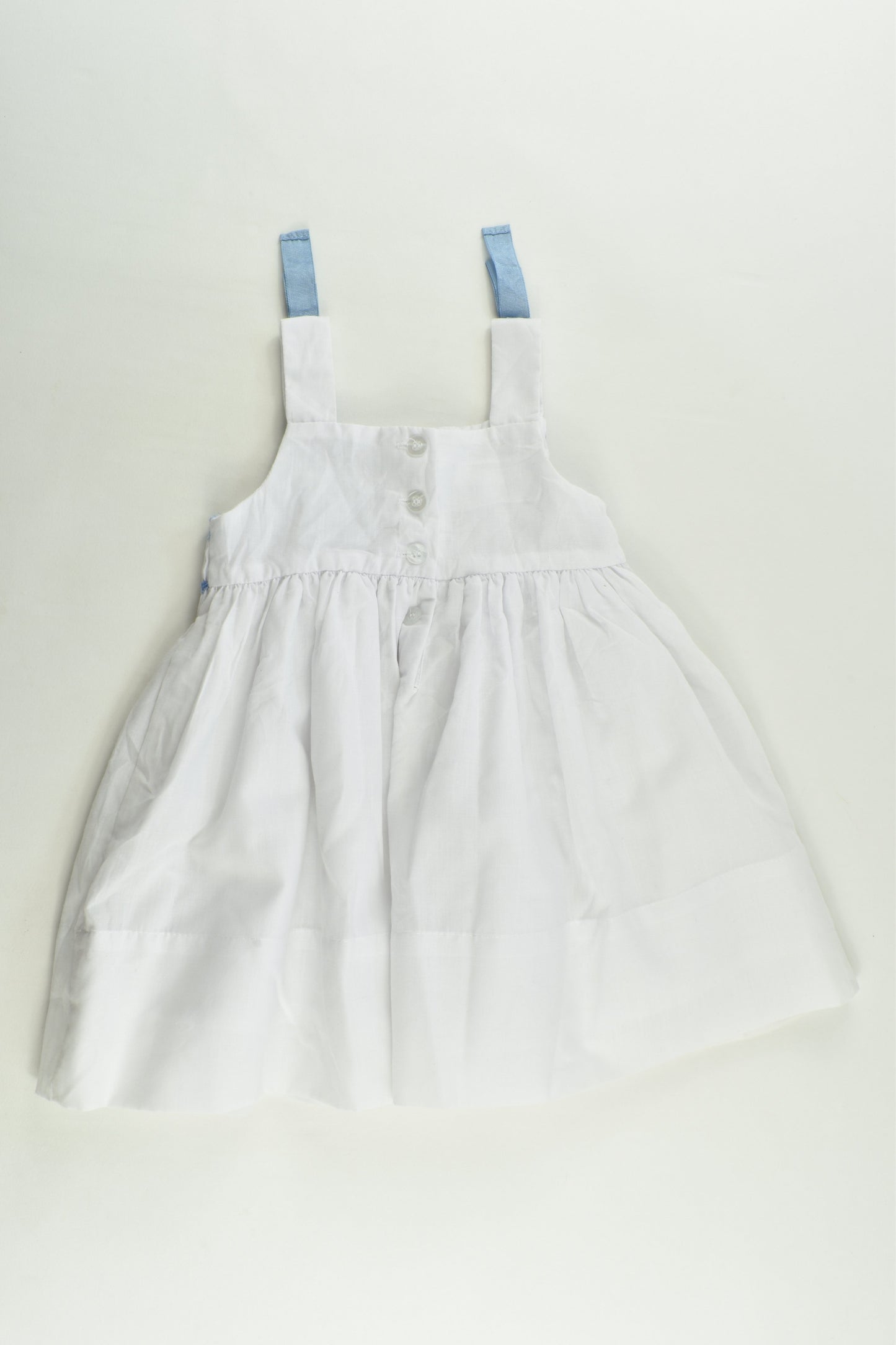 Mayoral Chic Size 0 (74 cm, 9 months) Lined Smocked Dress