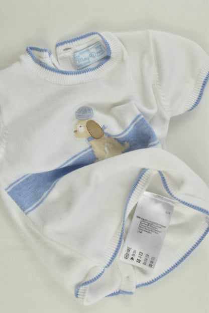 Mayoral Size 00 (4-6 months, 70 cm) Knitted Nautical Outfit