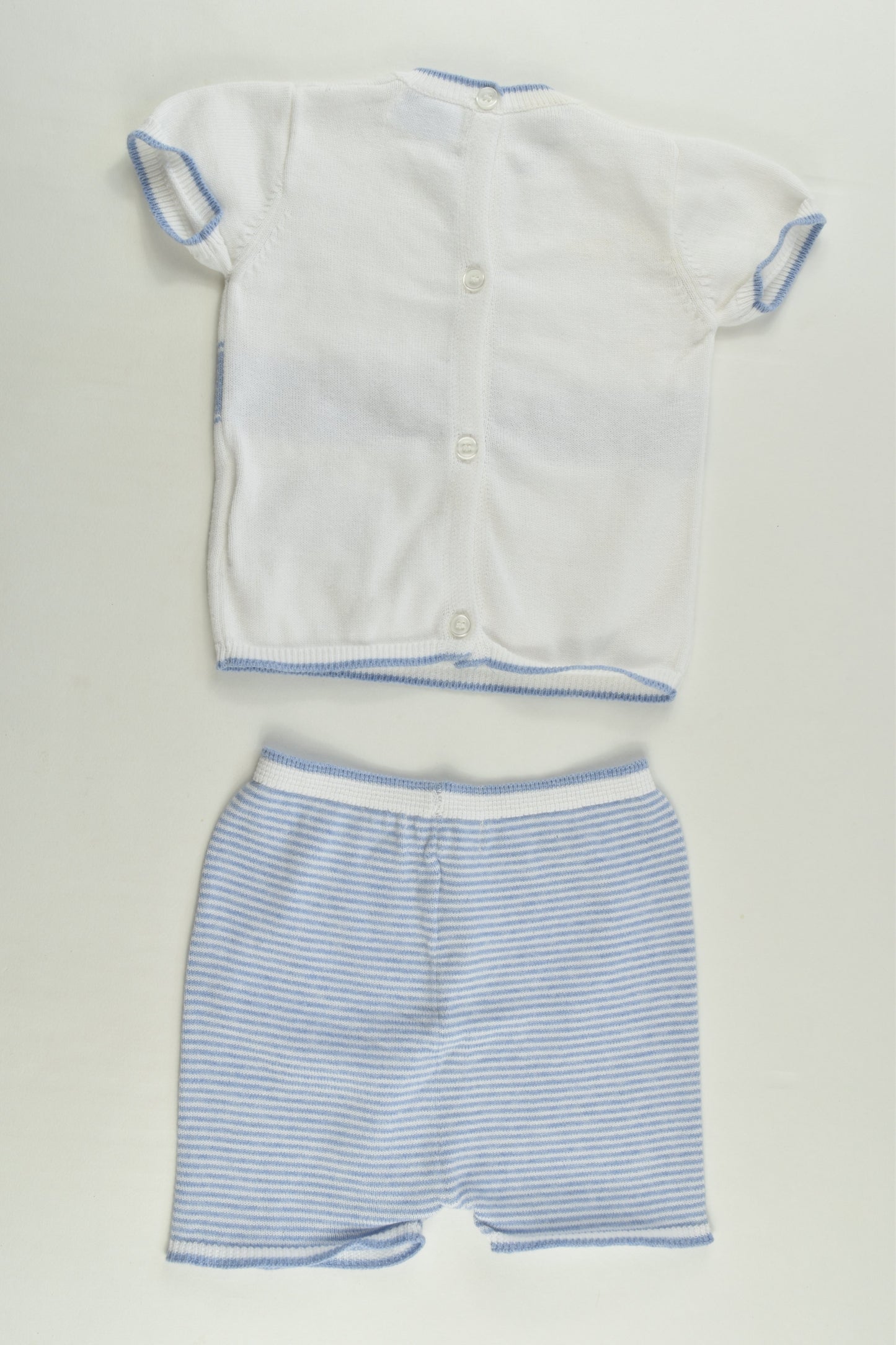 Mayoral Size 00 (4-6 months, 70 cm) Knitted Nautical Outfit