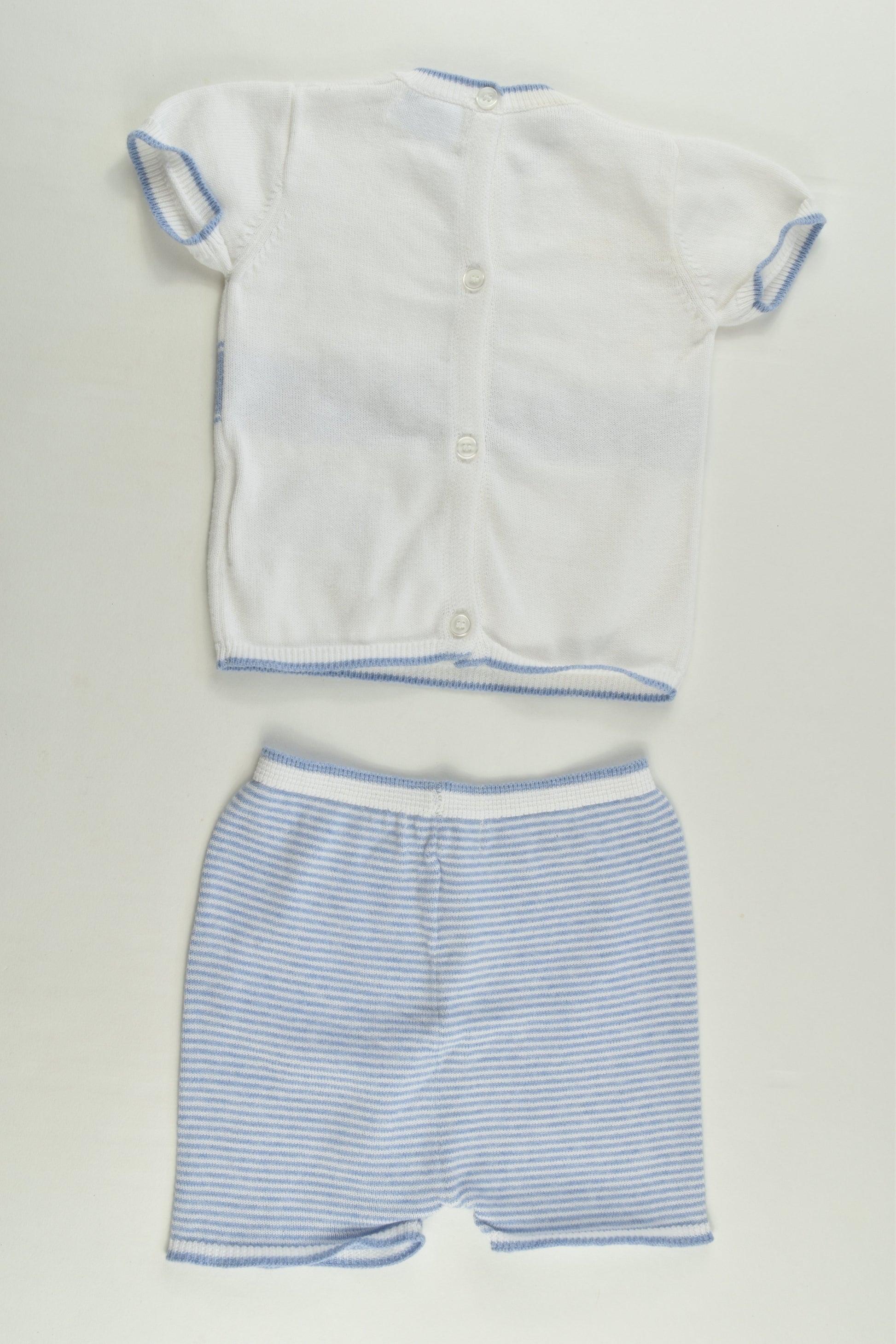 Mayoral Size 00 (4-6 months, 70 cm) Knitted Nautical Outfit