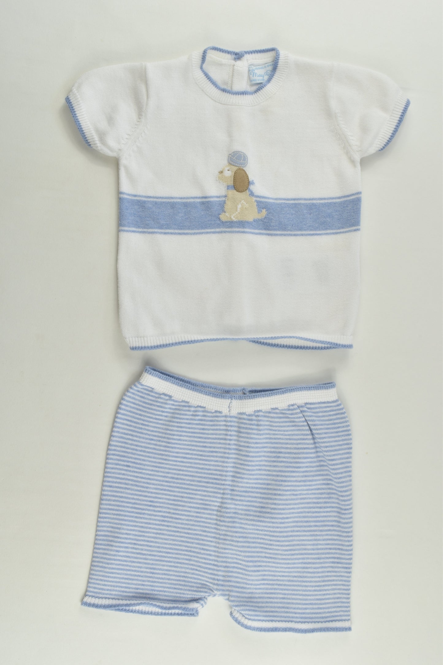 Mayoral Size 00 (4-6 months, 70 cm) Knitted Nautical Outfit