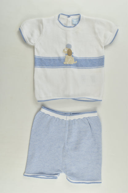 Mayoral Size 00 (4-6 months, 70 cm) Knitted Nautical Outfit