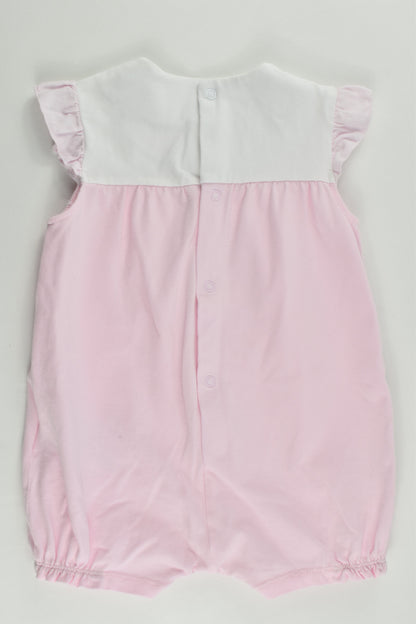 Mayoral (Spain) Size 00 (3-6 months, 70 cm) Flowers Playsuit