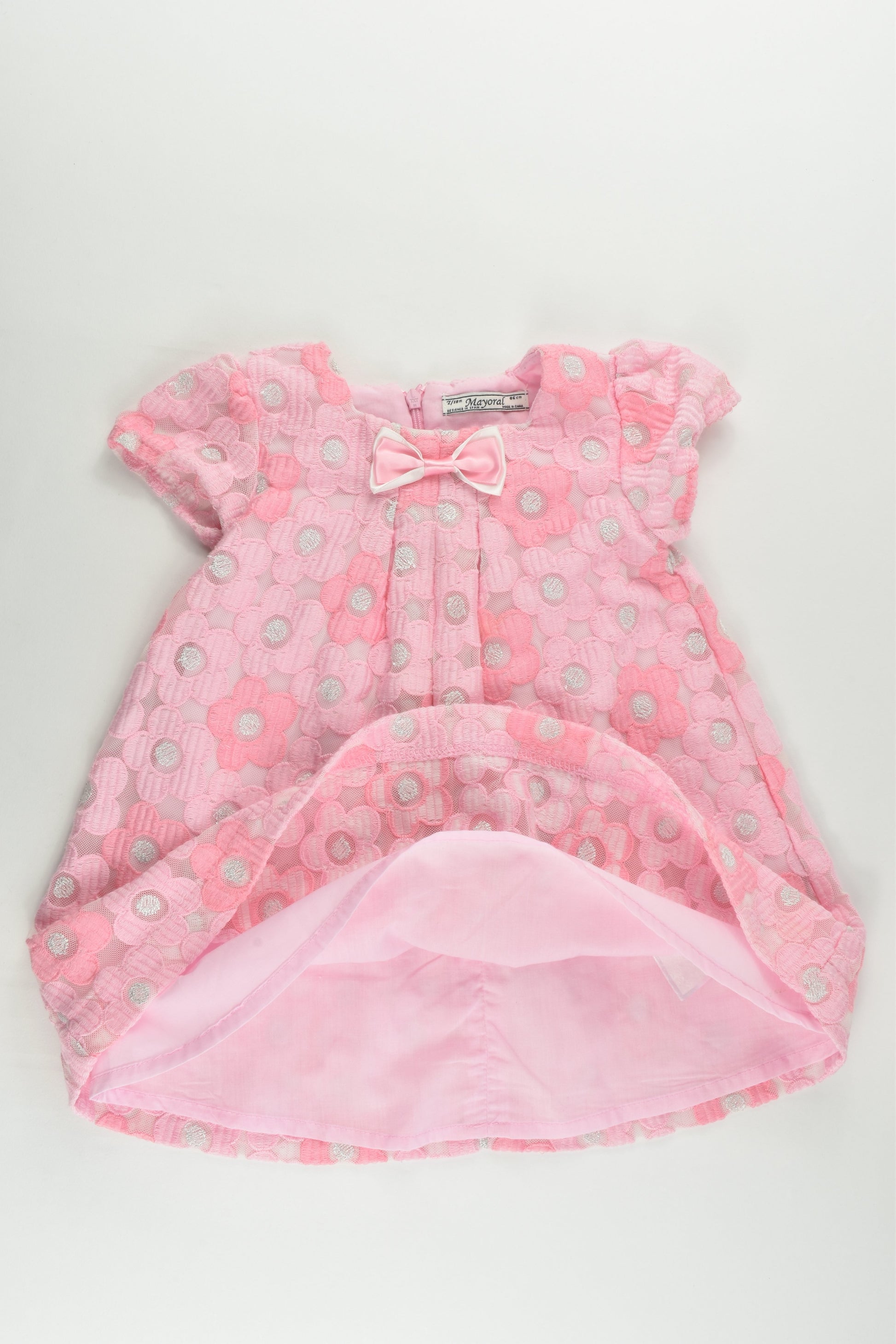 Mayoral (Spain) Size 1 (18 months, 86 cm) Lined Dress