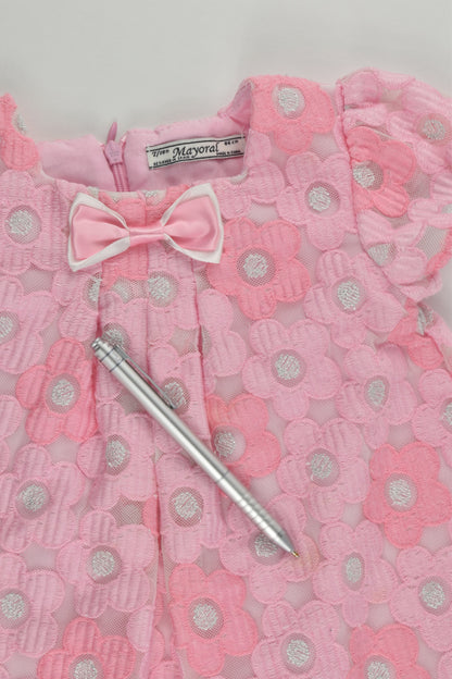 Mayoral (Spain) Size 1 (18 months, 86 cm) Lined Dress