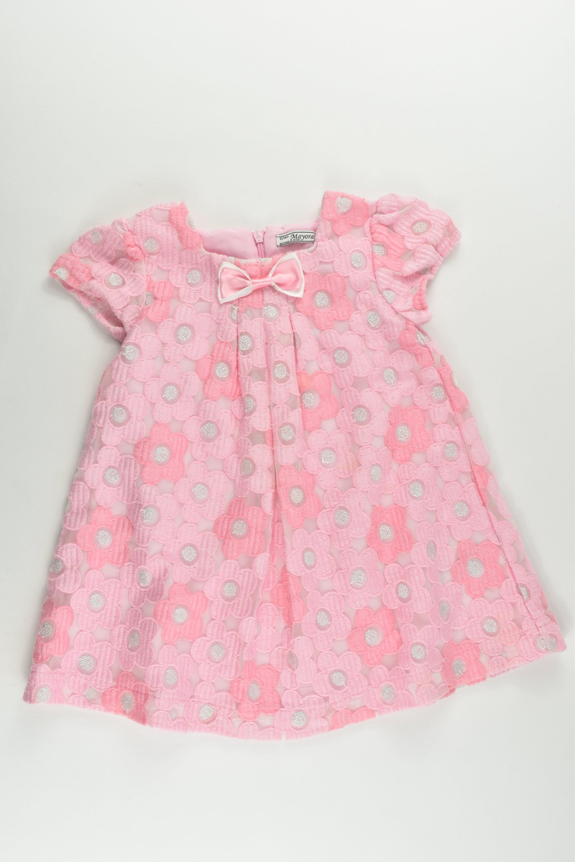 Mayoral (Spain) Size 1 (18 months, 86 cm) Lined Dress