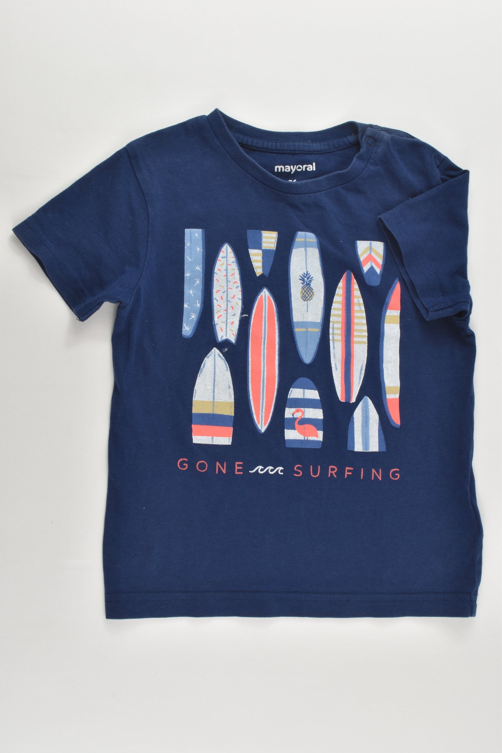 Mayoral (Spain) Size 3 (98 cm) 'Gone Surfing' T-shirt