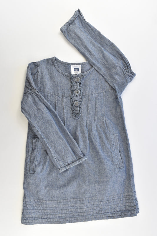 M&Co Kids Size 3-4 Lightweight Denim Dress