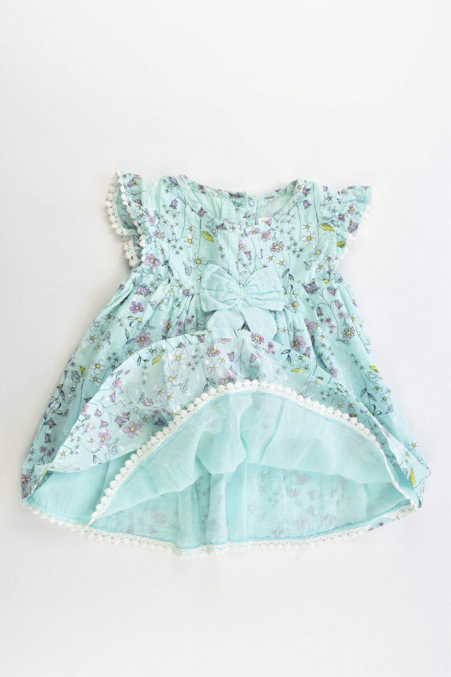 M&Co Size 2-3 Lined Floral Blouse/Tunic