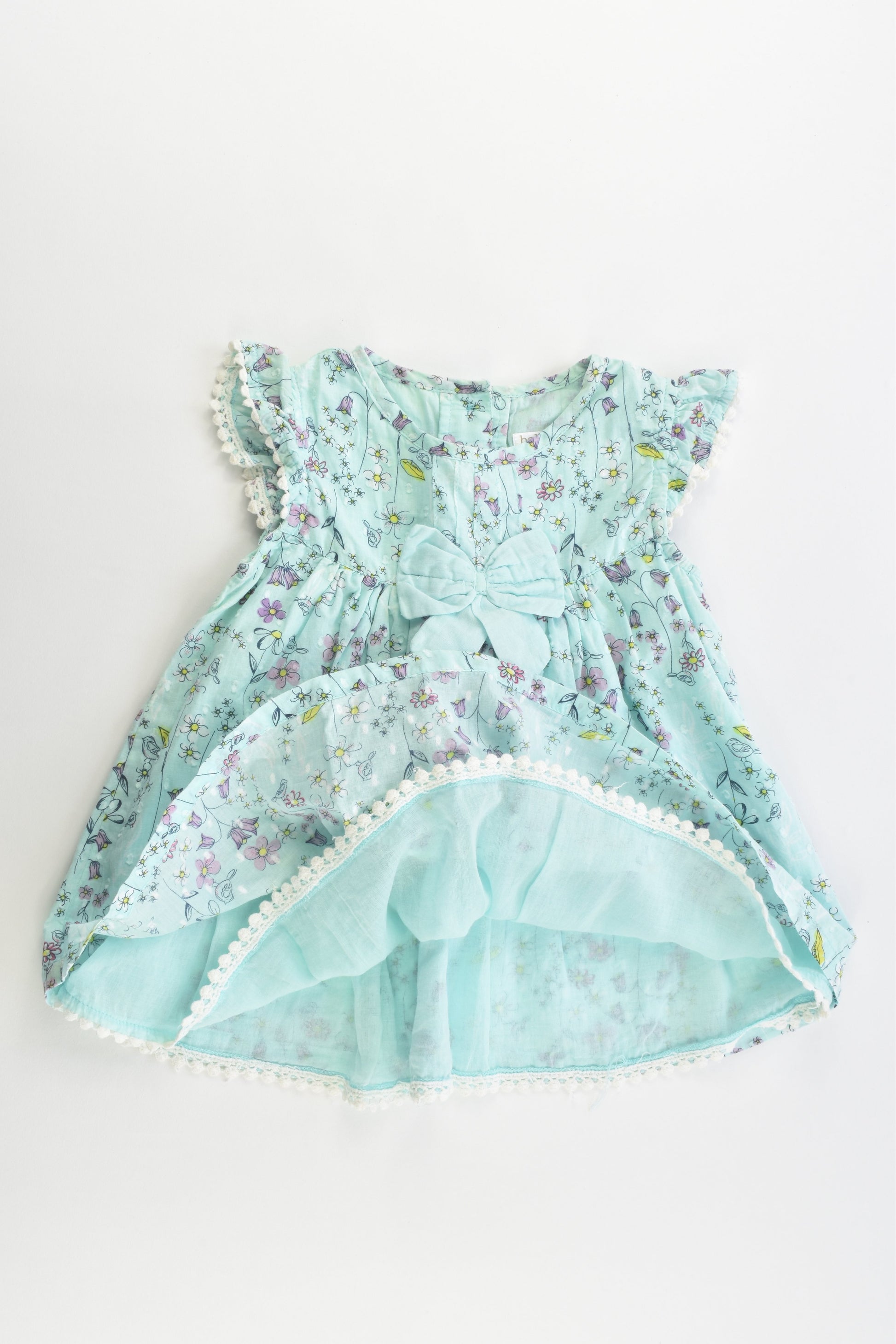 M&Co Size 2-3 Lined Floral Blouse/Tunic