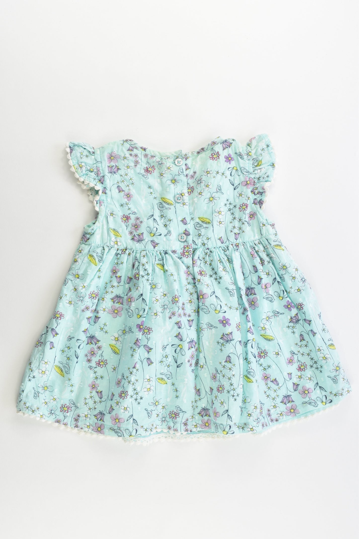 M&Co Size 2-3 Lined Floral Blouse/Tunic