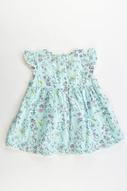 M&Co Size 2-3 Lined Floral Blouse/Tunic