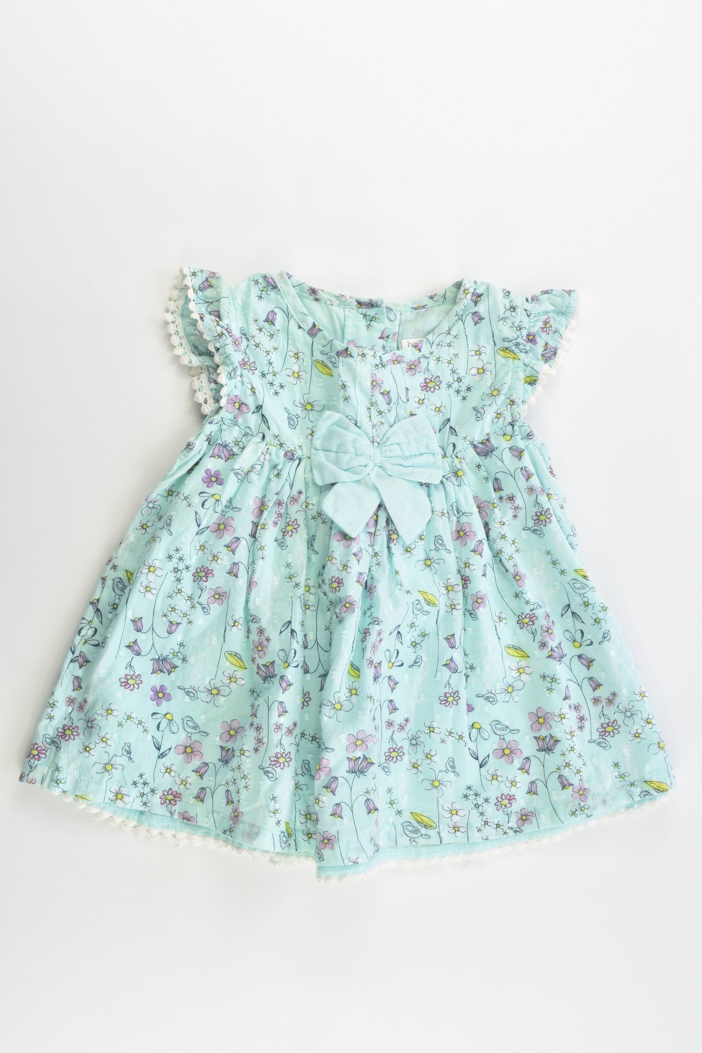 M&Co Size 2-3 Lined Floral Blouse/Tunic