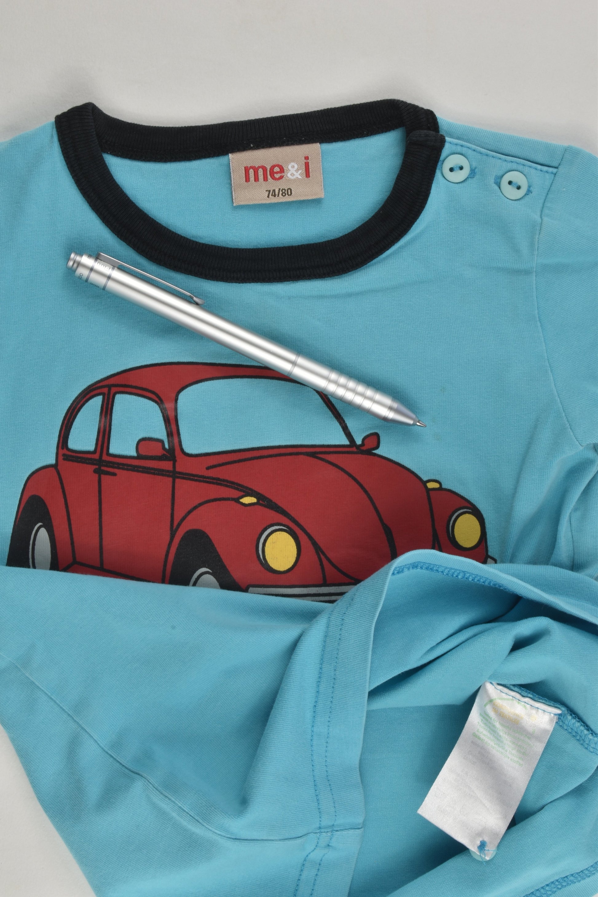 Me&i Size 0-1 (74/80 cm) Volkswagen Beetle T-shirt