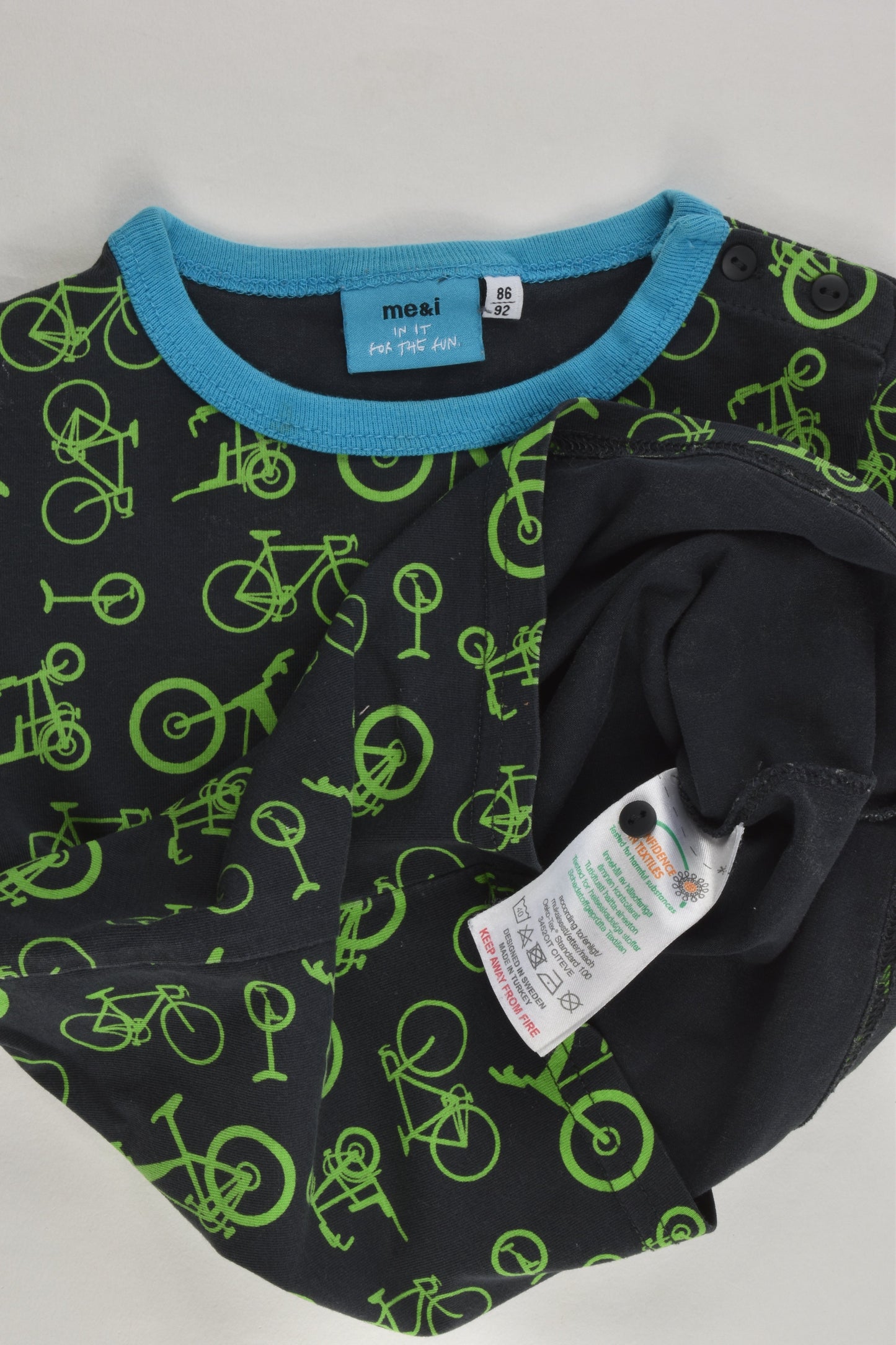 Me&i Size 1-2 (86/92 cm) Bicycle T-shirt