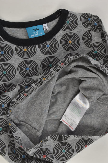 Me&i Size 5-6 (110/116 cm) Liquorice Top
