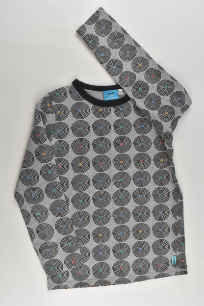 Me&i Size 5-6 (110/116 cm) Liquorice Top