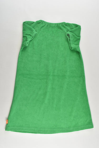 Me&i Size 7-8 (122/128 cm) Apple and Worm Terry Dress
