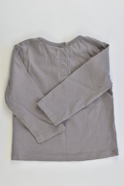 Mes Petits Cailloux (France) Size 0 (12 months, 74 cm) 'Jolie Petit Coeur' Top