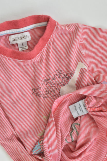 Milkshake Size 3 'African Safari' T-shirt
