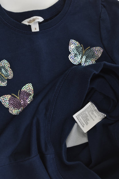 Milkshake Size 3 Butterflies Sweater Dress