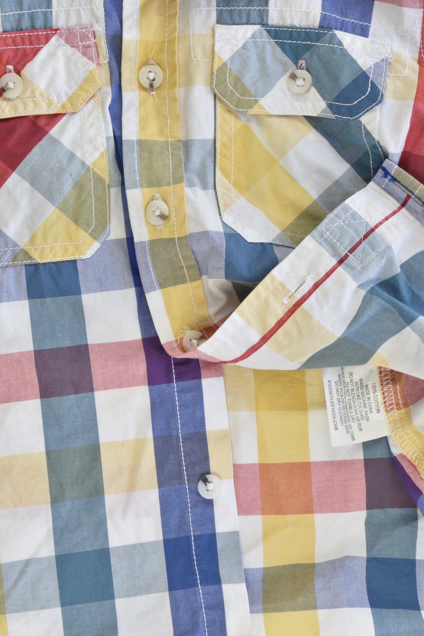 Milkshake Size 3 Collared Checked Shirt
