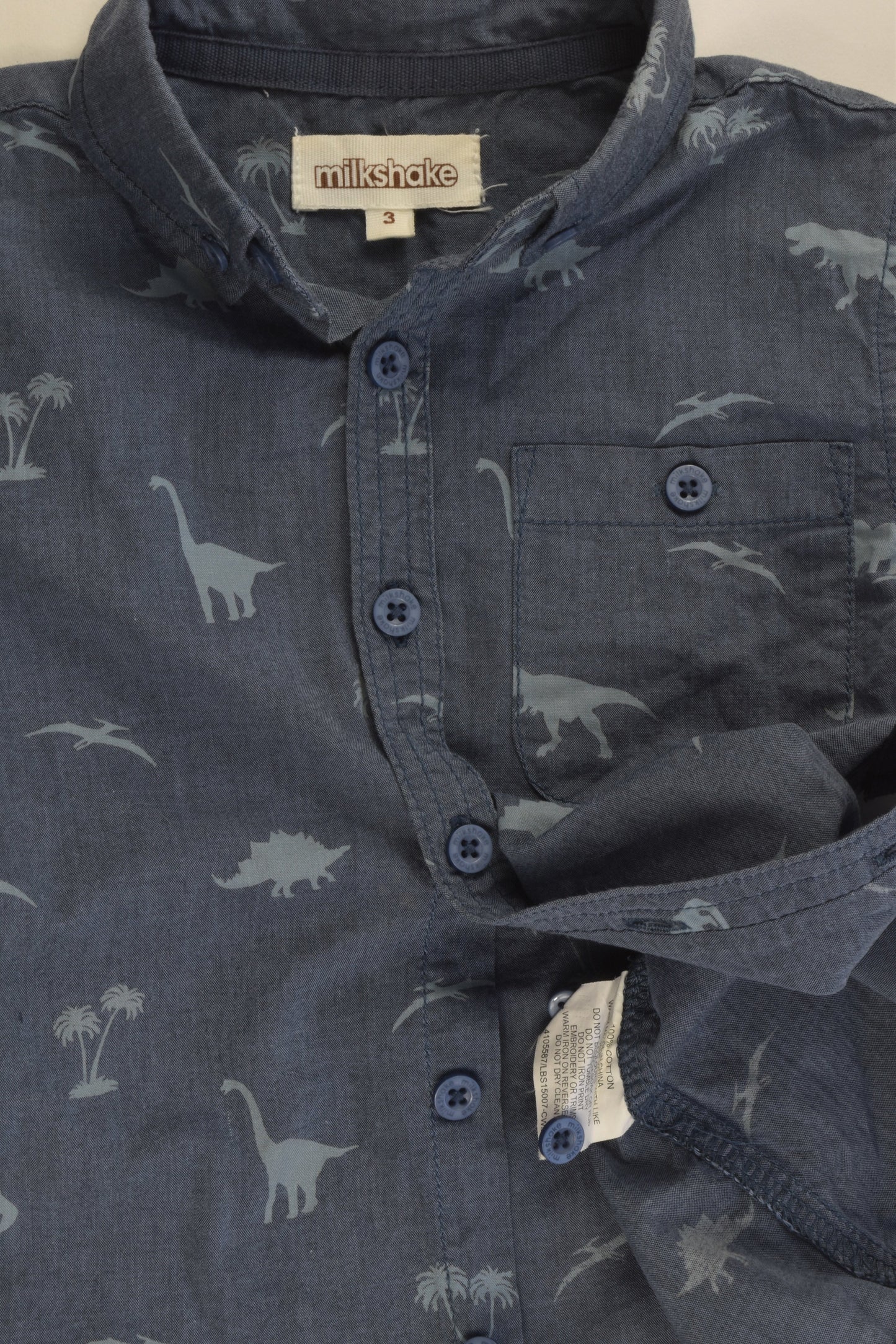 Milkshake Size 3 Dinosaur Shirt