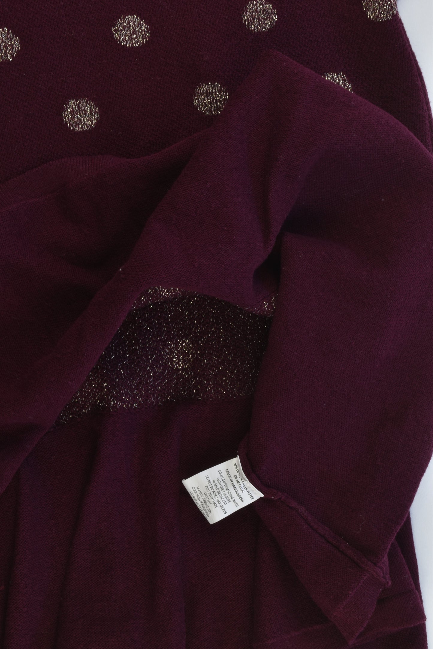 Milkshake Size 3 Polka Dots Knitted Dress
