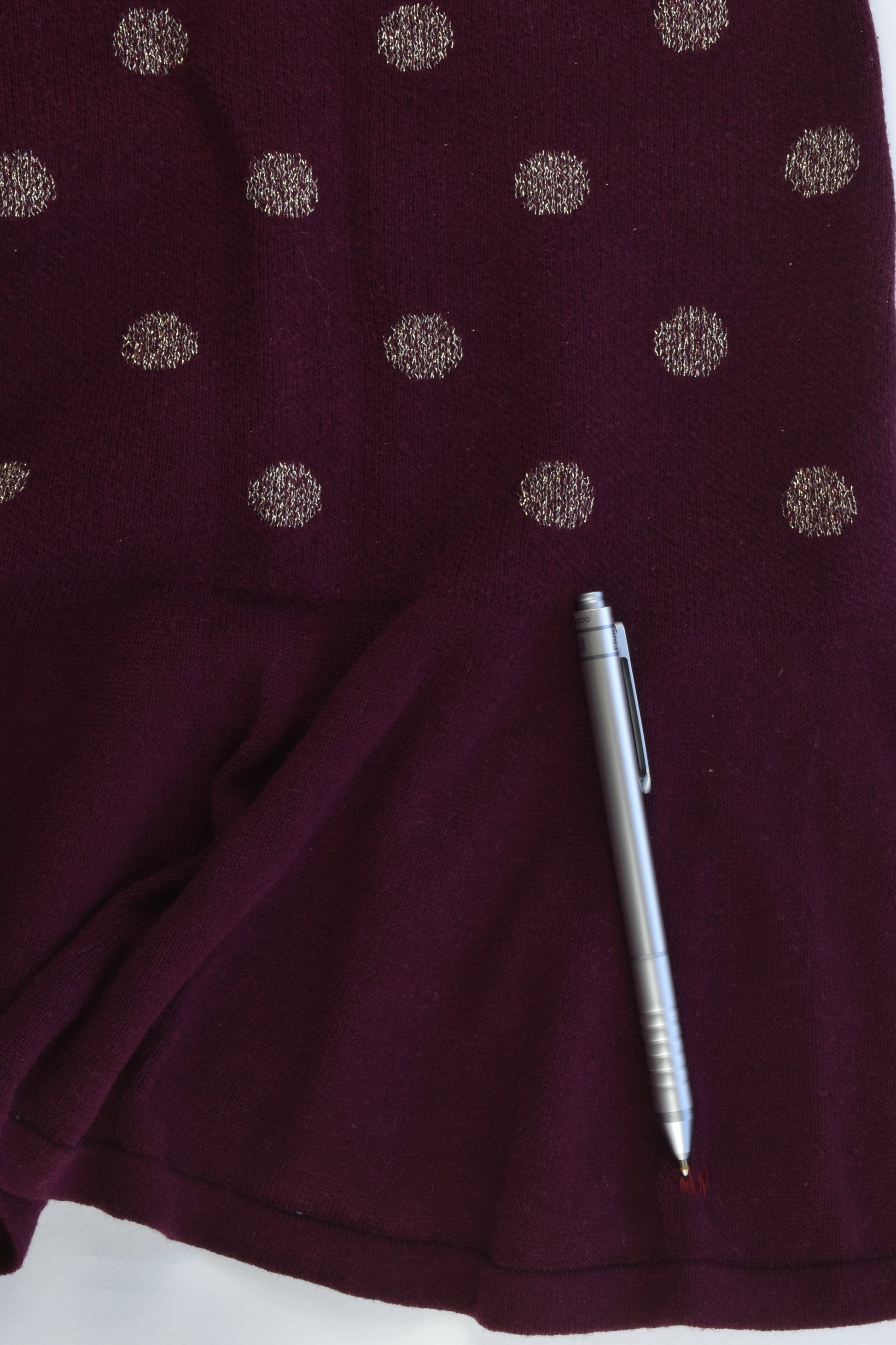 Milkshake Size 3 Polka Dots Knitted Dress
