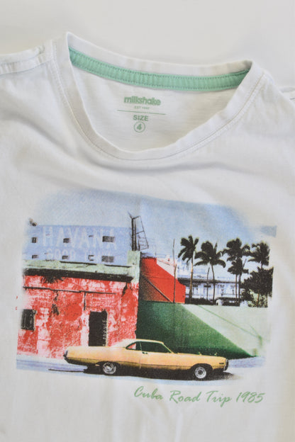 Milkshake Size 4 'Cuba Road Trip 1985' T-shirt