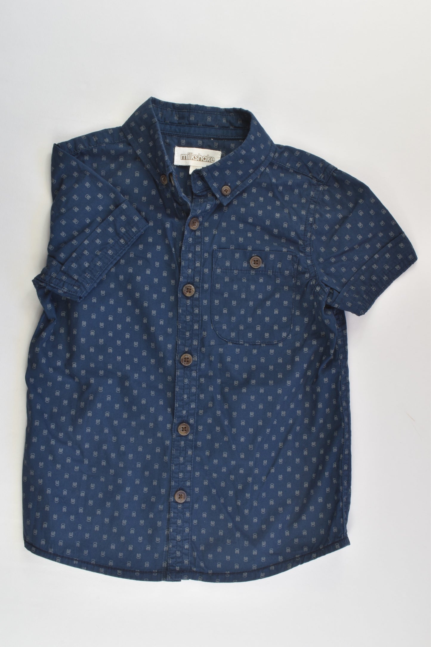 Milkshake Size 4 Skulls Shirt