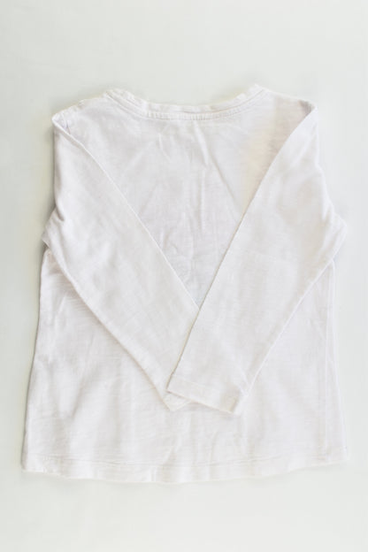 Milkshake Size 4 Top with Floral Embroidery