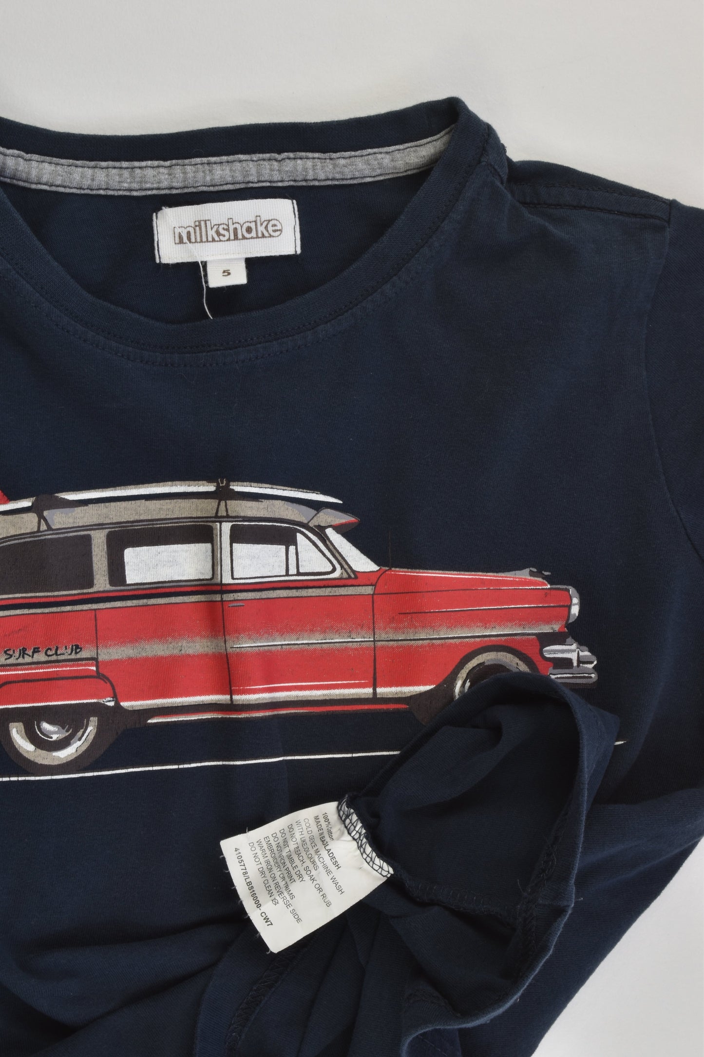 Milkshake Size 5 'East Coast Surf Club' T-shirt