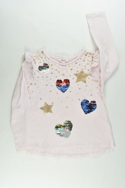 Milkshake Size 6 Love Hearts and Stars Top