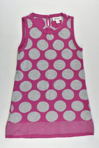 Milkshake Size 6 Polka Dots Knitted Dress