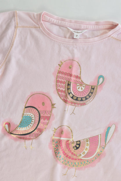 Milkshake Size 7 Birds Top