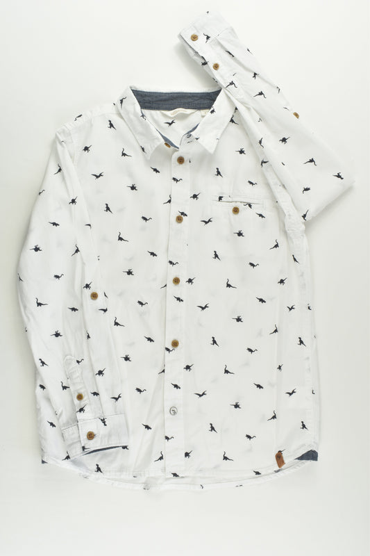 Milkshake Size 7 Dinosaur Collared Shirt