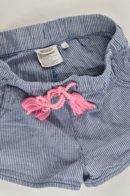 Milkshake Size 8 Lightweight Striped Shorts