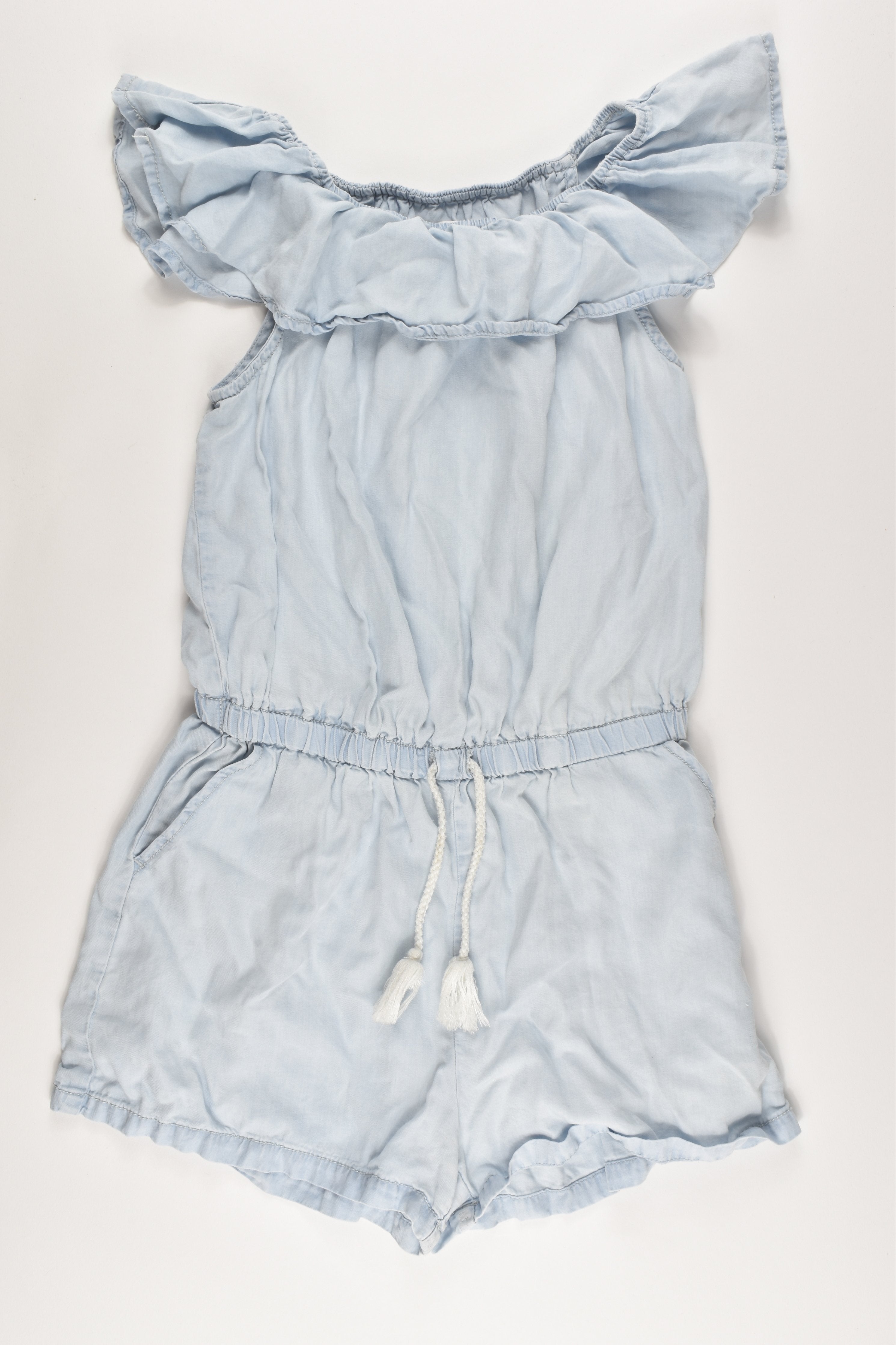 Soft cheap denim playsuit