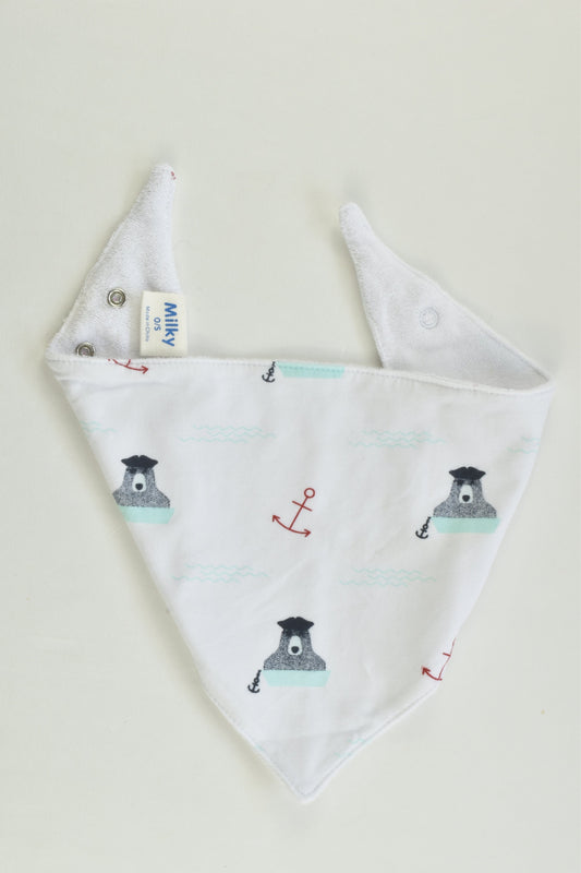 Milky One Size Baby Bandana Bib