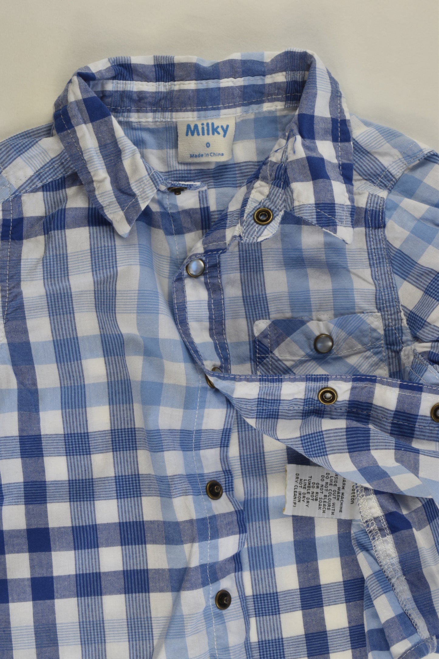 Milky Size 0 Checked Shirt