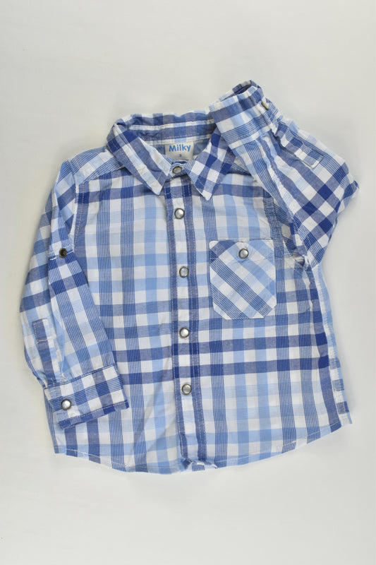 Milky Size 0 Checked Shirt