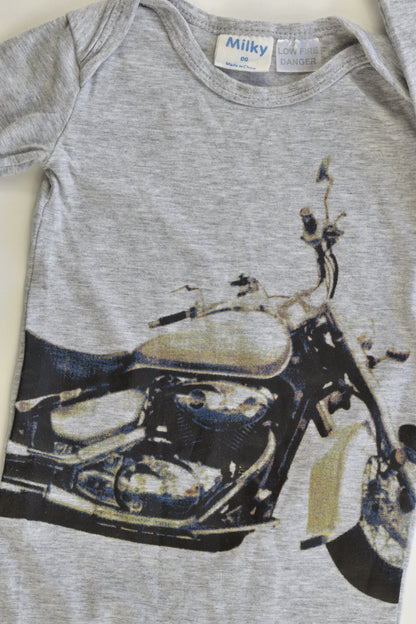 Milky Size 00 Motorbike Romper