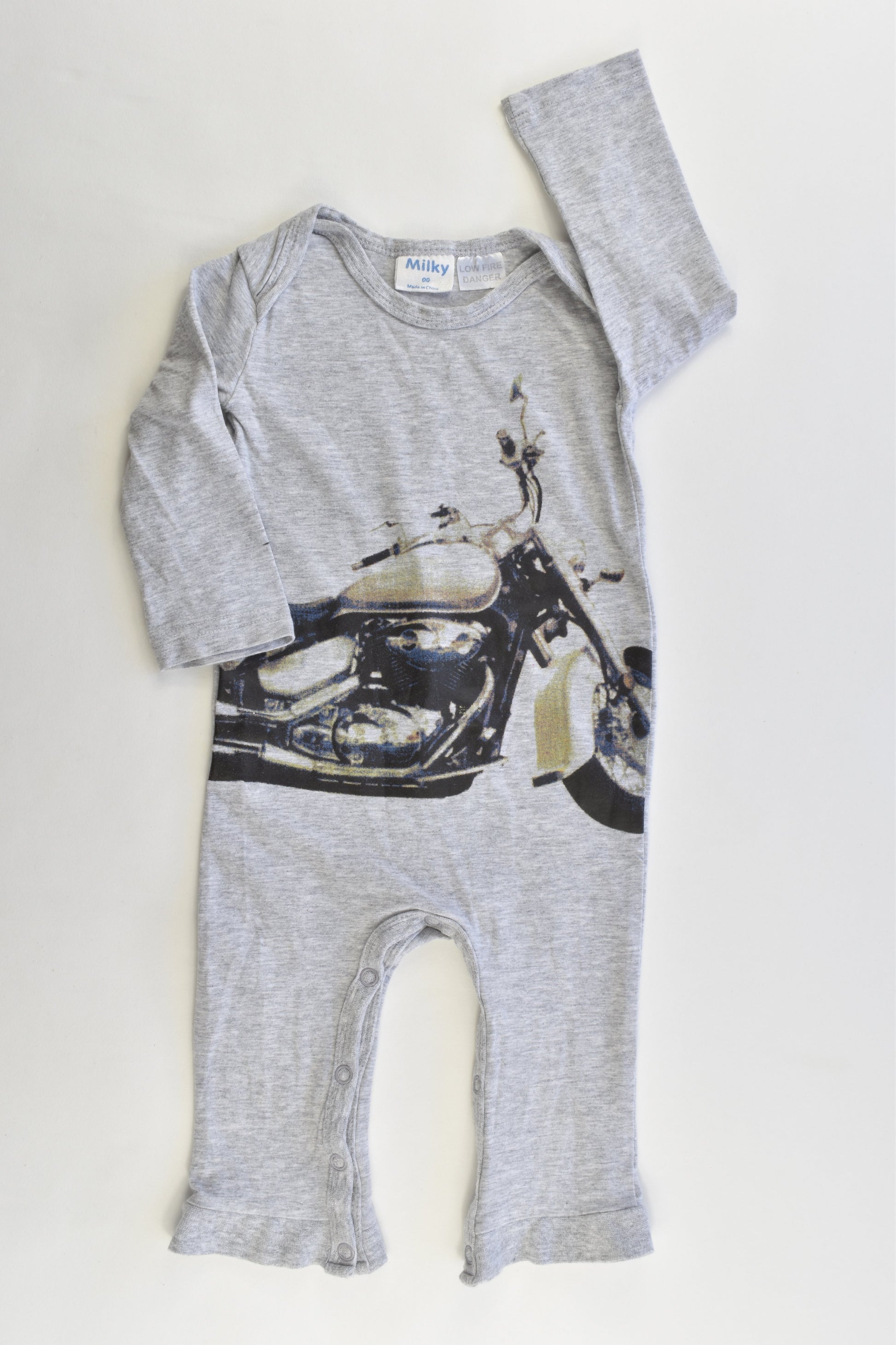 Milky Size 00 Motorbike Romper